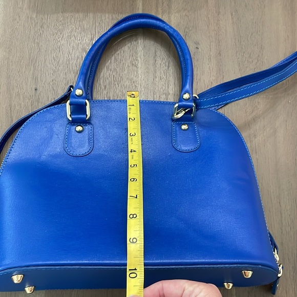 Set of 2 Blue Vera Pelle Handbags - Picture 9 of 17